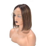 Brown Highlight Bob Lace Front