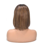 Brown Highlight Bob Lace Front