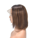 Brown Highlight Bob Lace Front